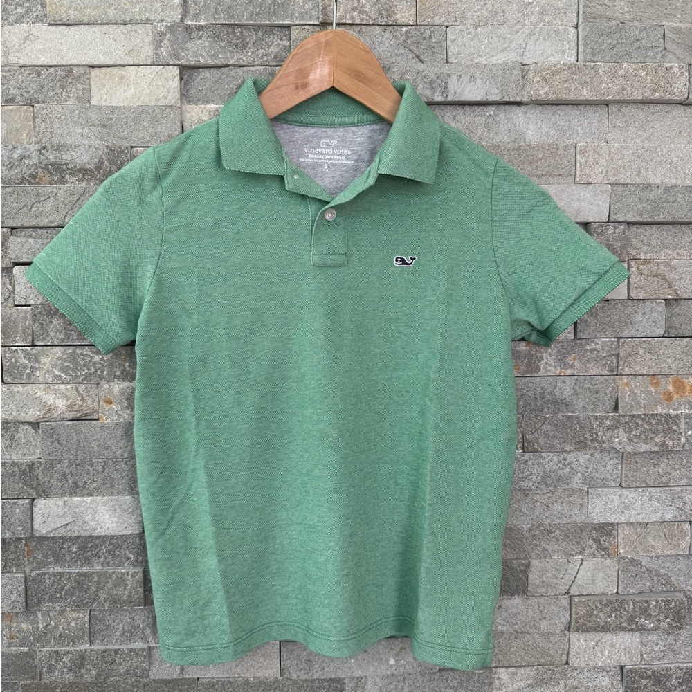 Vineyard Vines Green Kids Polo Shirt